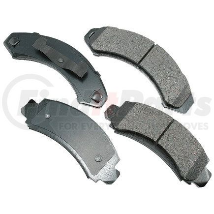 ACT607 by AKEBONO - ProACT Ultra Premium Ceramic Disc Brake Pad Kit