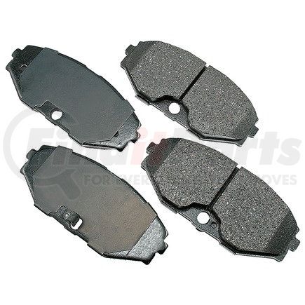 ACT587 by AKEBONO - ProACT Ultra Premium Ceramic Disc Brake Pad Kit