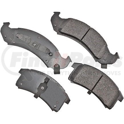 ACT623 by AKEBONO - ProACT Ultra Premium Ceramic Disc Brake Pad Kit