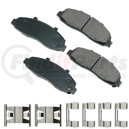 ACT679 by AKEBONO - ProACT Ultra Premium Ceramic Disc Brake Pad Kit