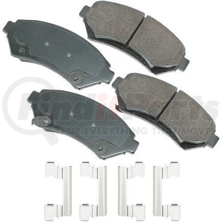 ACT699 by AKEBONO - ProACT Ultra Premium Ceramic Disc Brake Pad Kit