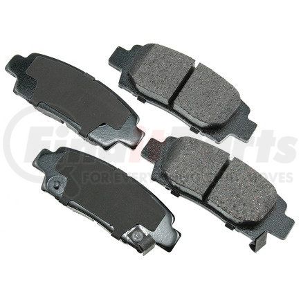 ACT672 by AKEBONO - ProACT Ultra Premium Ceramic Disc Brake Pad Kit