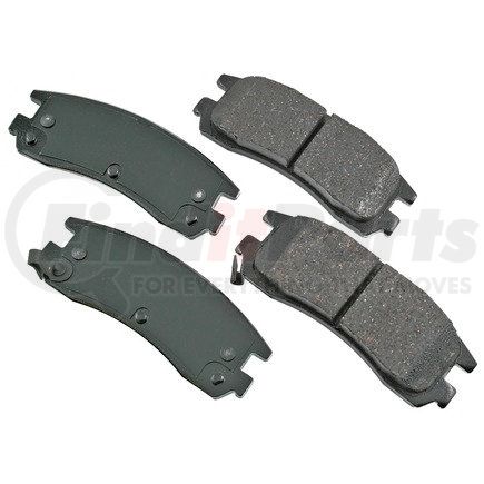 ACT714 by AKEBONO - ProACT Ultra Premium Ceramic Disc Brake Pad Kit