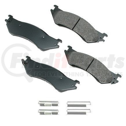 ACT702 by AKEBONO - ProACT Ultra Premium Ceramic Disc Brake Pad Kit