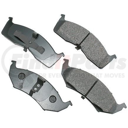 ACT730 by AKEBONO - ProACT Ultra Premium Ceramic Disc Brake Pad Kit