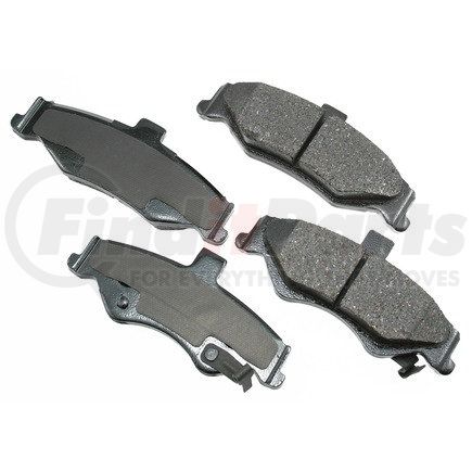 ACT750 by AKEBONO - ProACT Ultra Premium Ceramic Disc Brake Pad Kit