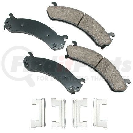 ACT784 by AKEBONO - ProACT Ultra Premium Ceramic Disc Brake Pad Kit