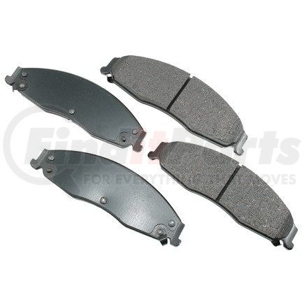 ACT921 by AKEBONO - ProACT Ultra Premium Ceramic Disc Brake Pad Kit