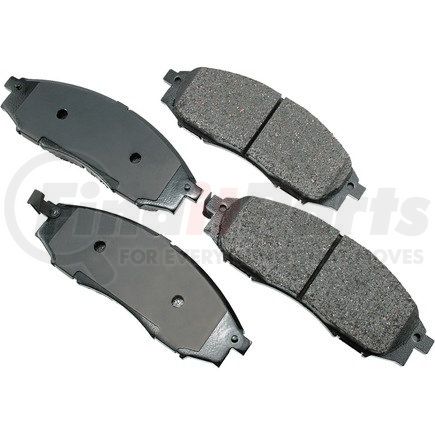 ACT830 by AKEBONO - ProACT Ultra Premium Ceramic Disc Brake Pad Kit