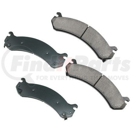 ACT909 by AKEBONO - ProACT Ultra Premium Ceramic Disc Brake Pad Kit