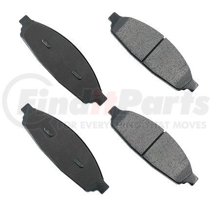 ACT953 by AKEBONO - ProACT Ultra Premium Ceramic Disc Brake Pad Kit