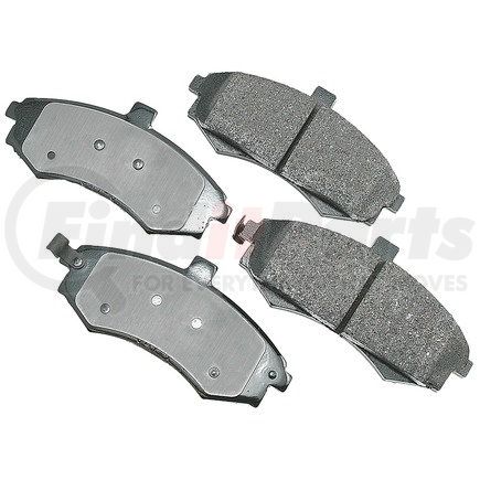 ACT941 by AKEBONO - ProACT Ultra Premium Ceramic Disc Brake Pad Kit