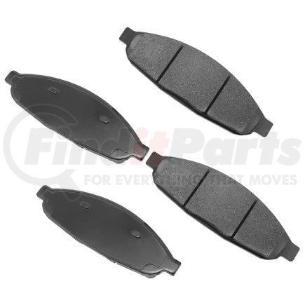 ACT997 by AKEBONO - ProACT Ultra Premium Ceramic Disc Brake Pad Kit