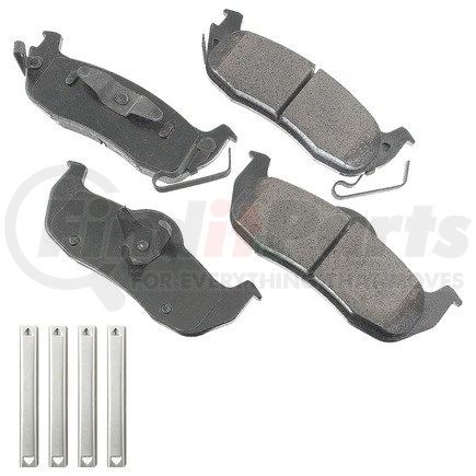 ASP1041A by AKEBONO - Performance Ultra Premium Ceramic Disc Brake Pad Kit