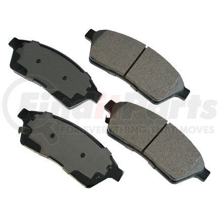 Akebono ASP1422 Disc Brake Pad Set Performance Ultra Premium Ceramic Disc Brake Pad Kit