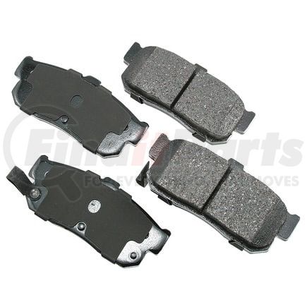 ASP540 by AKEBONO - Performance Ultra Premium Ceramic Disc Brake Pad Kit