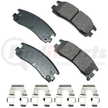 Akebono ASP814 Disc Brake Pad Set Performance Ultra Premium Ceramic Disc Brake Pad Kit