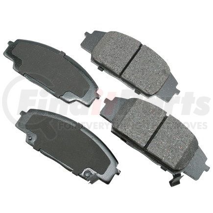 Akebono ASP829 Disc Brake Pad Set Performance Ultra Premium Ceramic Disc Brake Pad Kit