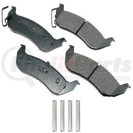 ASP932 by AKEBONO - Performance Ultra Premium Ceramic Disc Brake Pad Kit