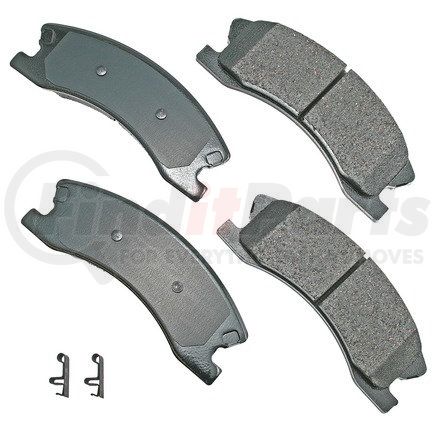 ASP945 by AKEBONO - Performance Ultra Premium Ceramic Disc Brake Pad Kit