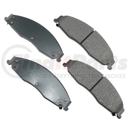 Akebono ASP921 Disc Brake Pad Set Performance Ultra Premium Ceramic Disc Brake Pad Kit