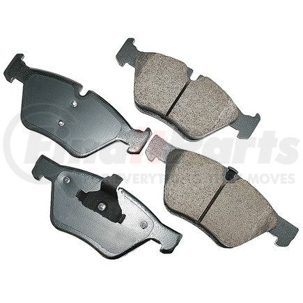 EUR1061 by AKEBONO - EURO Ultra Premium Ceramic Disc Brake Pad Kit