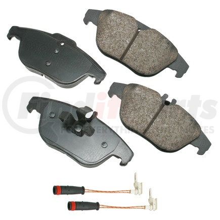 EUR1341A by AKEBONO - EURO Ultra Premium Ceramic Disc Brake Pad Kit