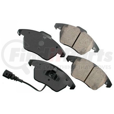 EUR1319 by AKEBONO - EURO Ultra Premium Ceramic Disc Brake Pad Kit