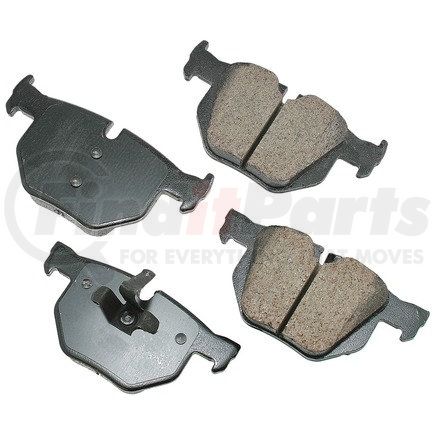 EUR1170 by AKEBONO - EURO Ultra Premium Ceramic Disc Brake Pad Kit