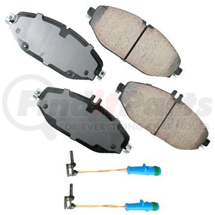 EUR1794 by AKEBONO - EURO Ultra Premium Ceramic Disc Brake Pad Kit