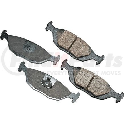 EUR322 by AKEBONO - EURO Ultra Premium Ceramic Disc Brake Pad Kit
