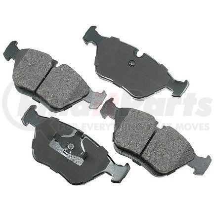 EUR394 by AKEBONO - EURO Ultra Premium Ceramic Disc Brake Pad Kit