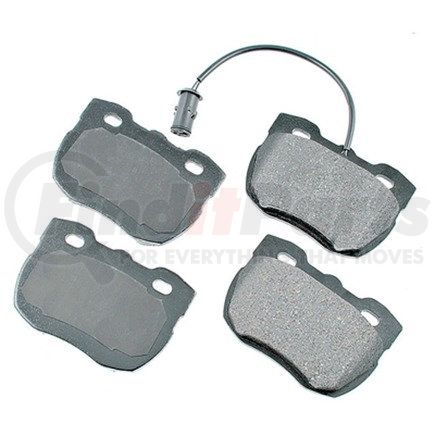 EUR520 by AKEBONO - EURO Ultra Premium Ceramic Disc Brake Pad Kit