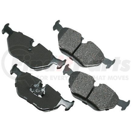 EUR396 by AKEBONO - EURO Ultra Premium Ceramic Disc Brake Pad Kit