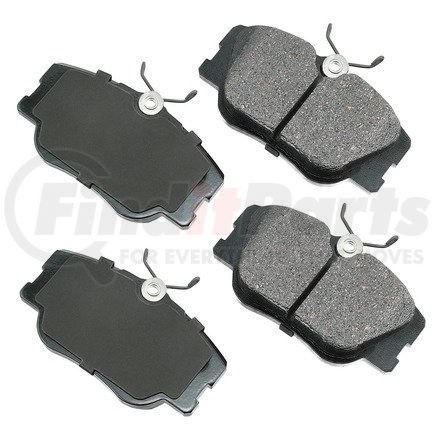 EUR423 by AKEBONO - EURO Ultra Premium Ceramic Disc Brake Pad Kit