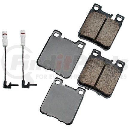 EUR603 by AKEBONO - EURO Ultra Premium Ceramic Disc Brake Pad Kit