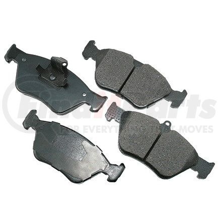 EUR644 by AKEBONO - EURO Ultra Premium Ceramic Disc Brake Pad Kit