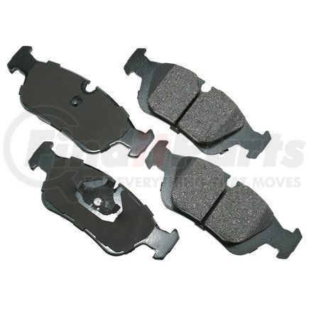 EUR558 by AKEBONO - EURO Ultra Premium Ceramic Disc Brake Pad Kit