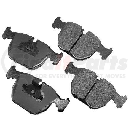 EUR681 by AKEBONO - EURO Ultra Premium Ceramic Disc Brake Pad Kit