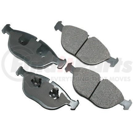 EUR682 by AKEBONO - EURO Ultra Premium Ceramic Disc Brake Pad Kit