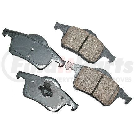 EUR795 by AKEBONO - EURO Ultra Premium Ceramic Disc Brake Pad Kit