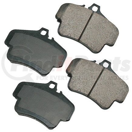 EUR776 by AKEBONO - EURO Ultra Premium Ceramic Disc Brake Pad Kit