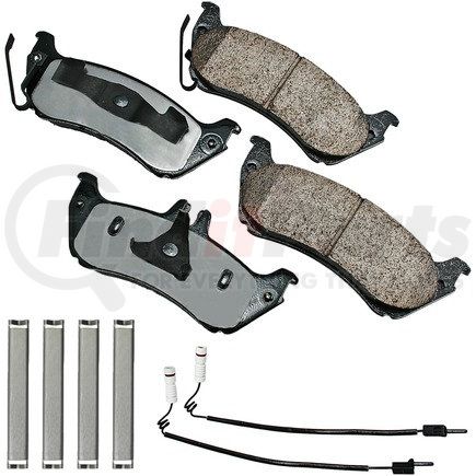 EUR875 by AKEBONO - EURO Ultra Premium Ceramic Disc Brake Pad Kit