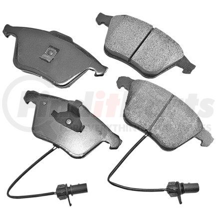 EUR915 by AKEBONO - EURO Ultra Premium Ceramic Disc Brake Pad Kit