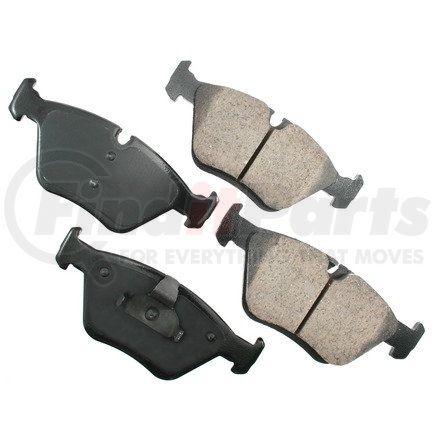 EUR946A by AKEBONO - EURO Ultra Premium Ceramic Disc Brake Pad Kit