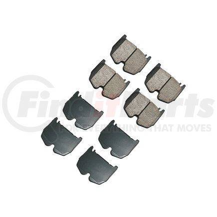 EUR983 by AKEBONO - EURO Ultra Premium Ceramic Disc Brake Pad Kit