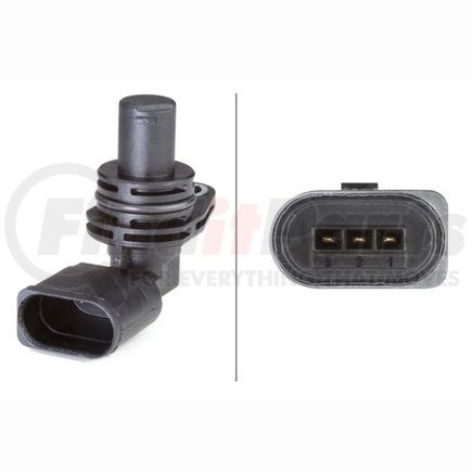 009121401 by HELLA - Camshaft Position Sensor, 3-Pin Connector, without Cable