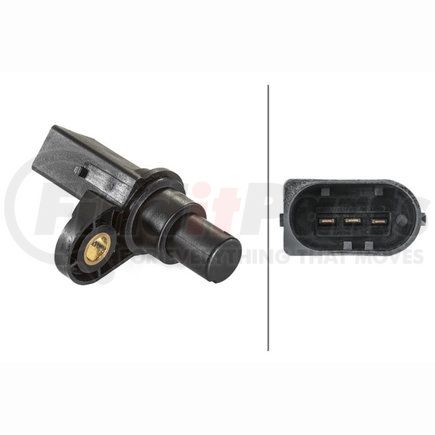 009163331 by HELLA - Crankshaft Pulse Sensor, 3-Pin Connector, without Cable