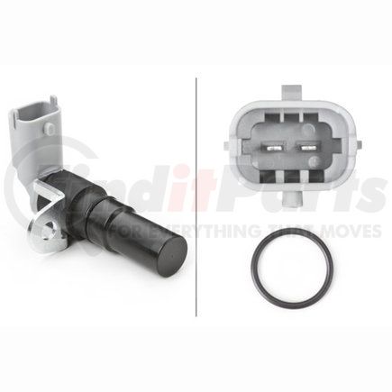 009163911 by HELLA - Crankshaft Pulse Sensor, 2-Pin Connector, with Bracket, without Cable