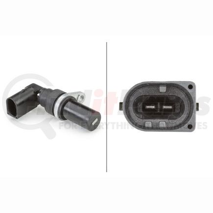 009163961 by HELLA - Crankshaft Pulse Sensor, 2-Pin Connector, Flywheel Side, without Cable